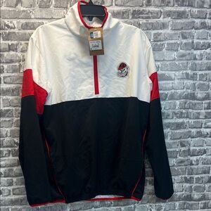 NWT Men's Georgia Bulldogs quarter zip pullover Jacket